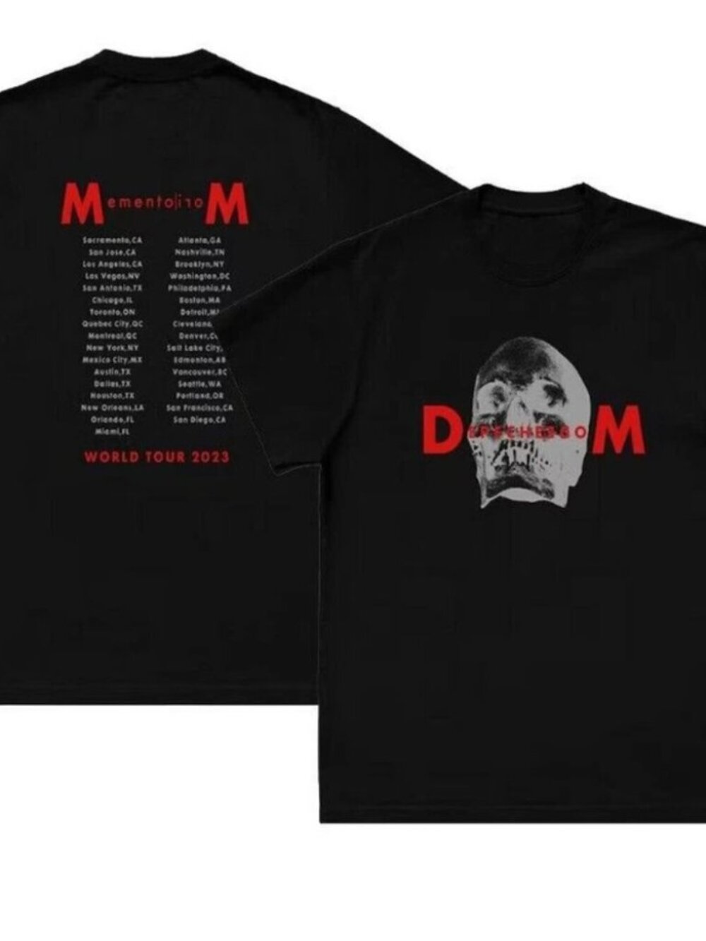 Depeche Mode DM Logo World Tour 2023 T-Shirt